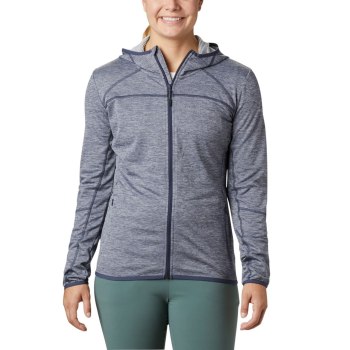 Columbia Ženske Jakne - Baker Valley Hooded Fleece Tamnoplave | UNWP-65187